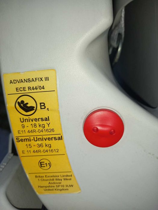 Столче за кола ISOFIX Britax Romer Advansafix III SICT Storm Grey