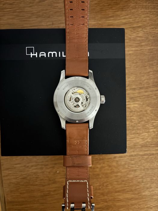 Vând ceas Hamilton Khaki Officer Automatic, 44 mm