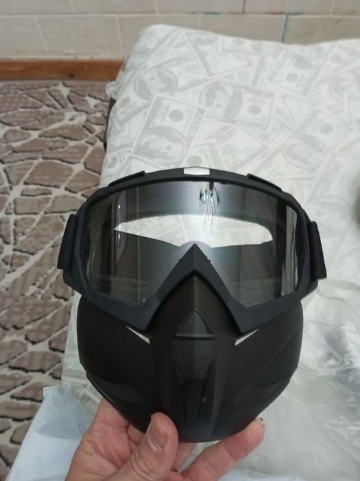 Маска для мотоцикла скутера череп