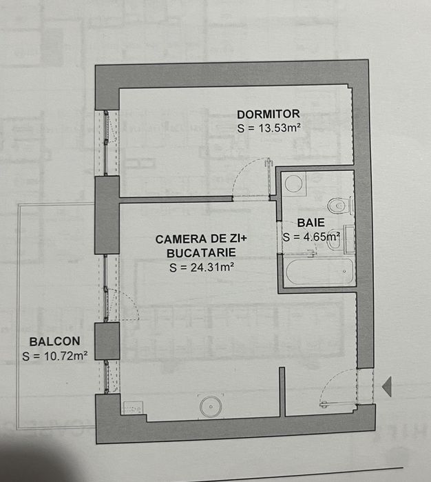 ÎNCHIRIERE: Apartament nou 2 camere nemobilat + Loc parcare subteran – Complex HILS Titanium (Zona Pallady)