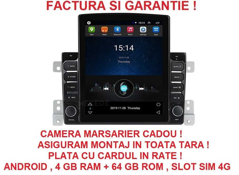 Navigatie Suzuki Vitara din 2005 - 2015 Ecran TESLA 9.7 inch 4GB RAM
