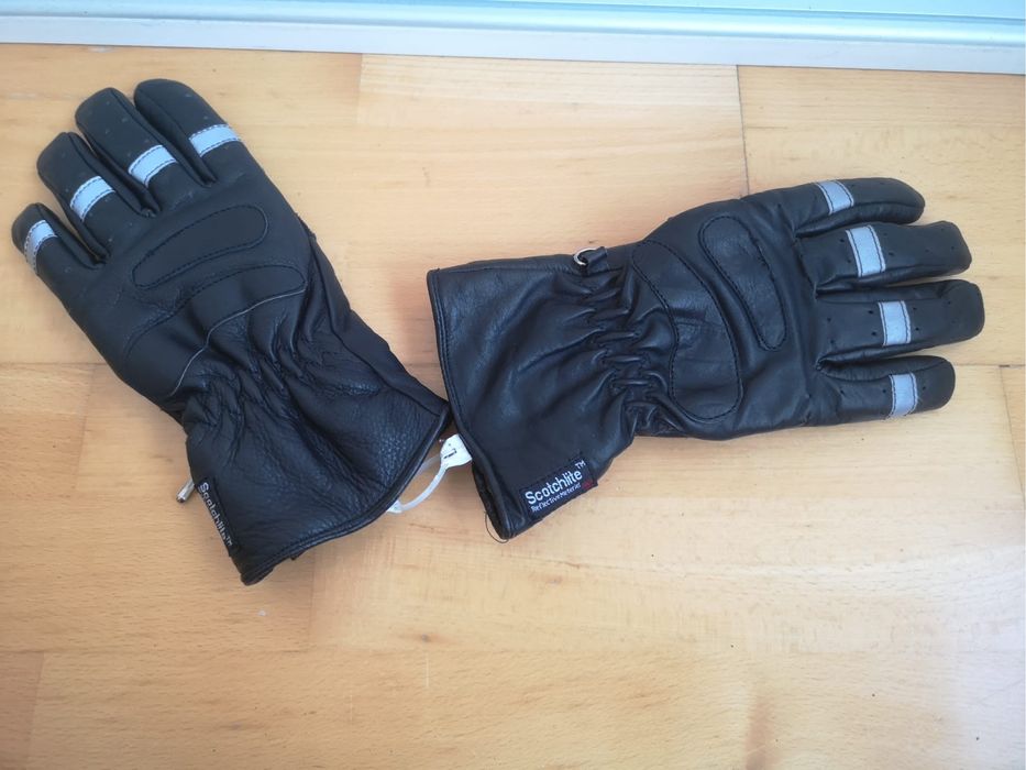 Manusi moto piele naturala M 8 touring atv impermeabile 3M