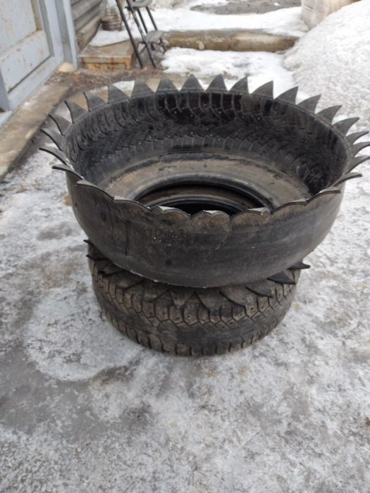 Продам цветочники из авто-покрышек