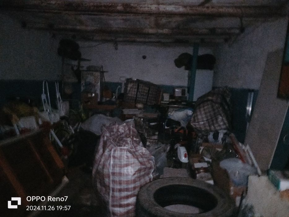 Гараж СРОЧНО. Зелёный ковер. ПК Дружба