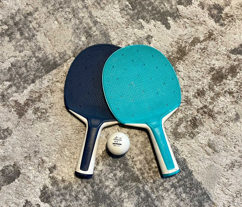 Set palete tenis de masa cauciucate Pongori