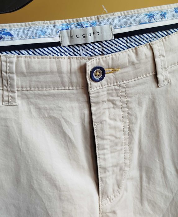 стилни, мъжки къси панталони Bugatti- M- нов