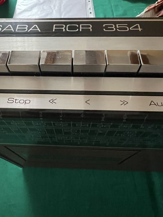 Radio Cassetofon Saba RCR 354