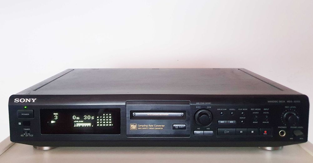 Mini disc recorder Sony MDS-JE500 + 5 minidiscuri TDK sigilate