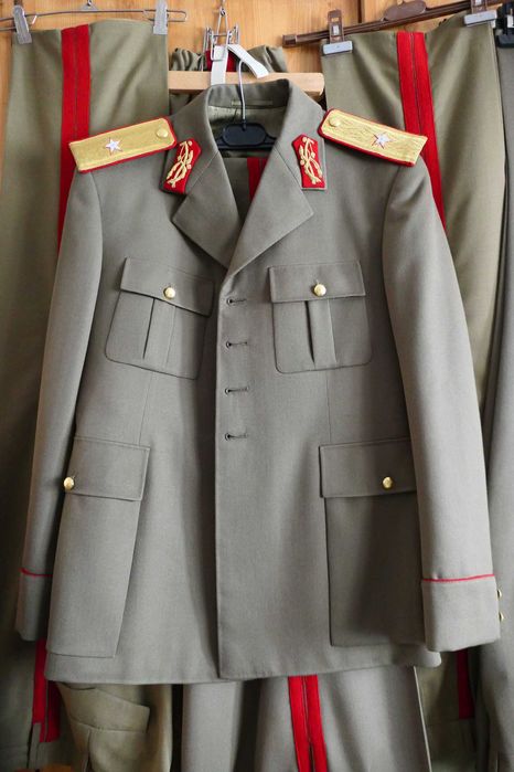 UNIFORMA Veston General Armata/ Colonel SECURITATE Epoleti Semne Arma