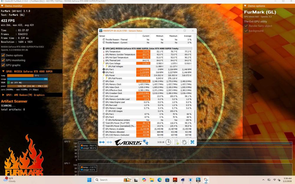 PC Gaming Ryzen 7 9800X3D RTX 4080 Super 2TB SSD