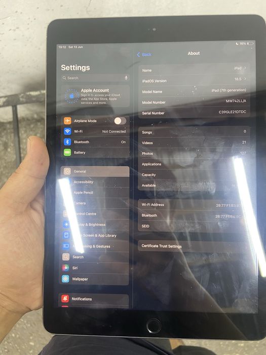 IPad yaxshi ishledi