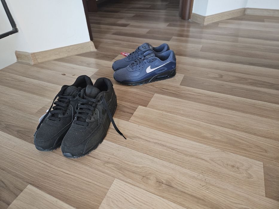 Adidași Nike air max negru si albastru