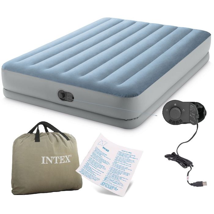 Надувной матрас (152×203×36). Бесплатная доставка