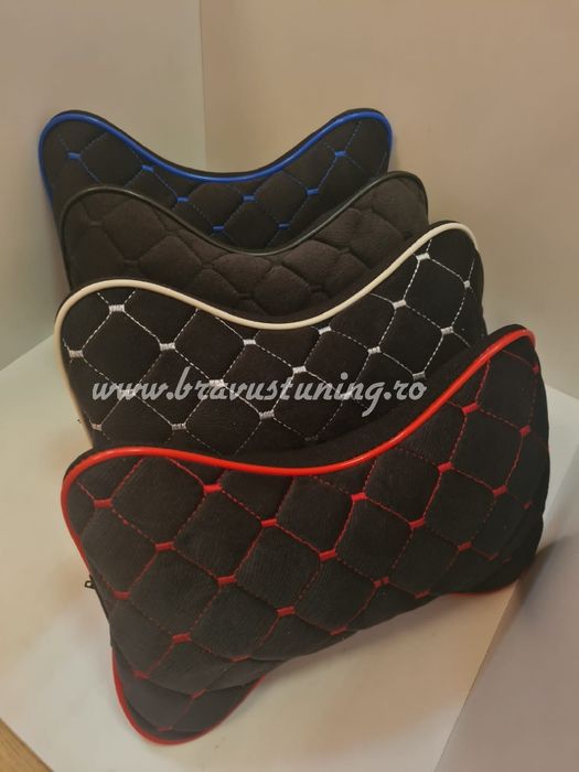 Perne tetiera auto ALCANTARA 2 buc/set CONFORT