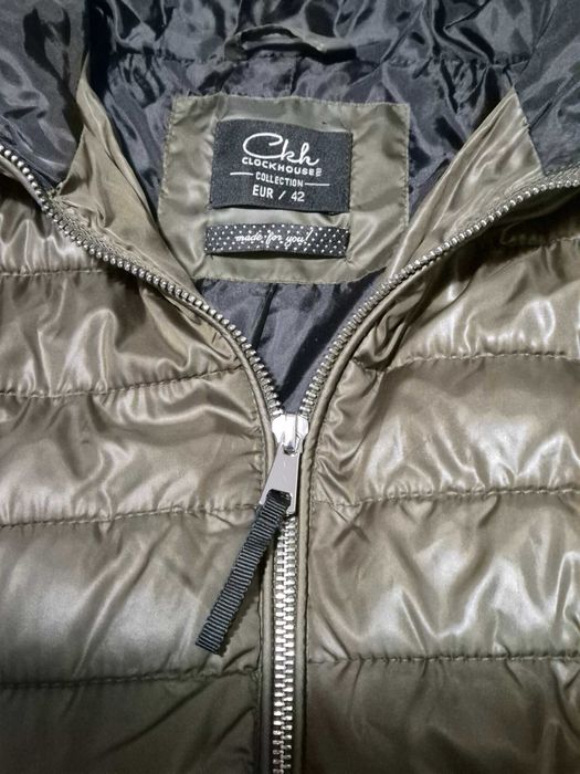 Geaca matlasata pentru femei , de la C&A, kaki, stare impecabila
