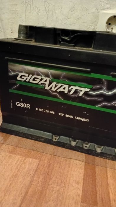 Акумулатор 80 aмпера Gigavat