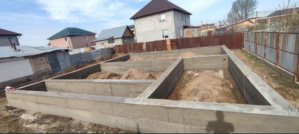 Заливаем фундамент Алматы
