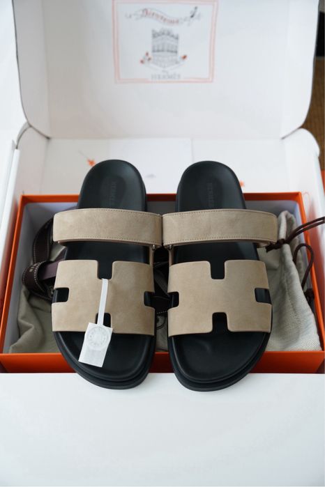 Papuci bărbați model Hermes Chypre