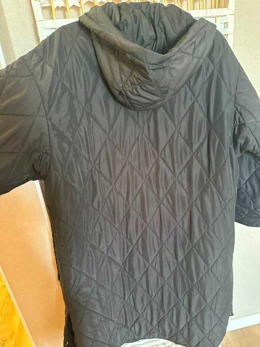 Куртка Pull&Bear \ L \ Длинная \ Чёрная