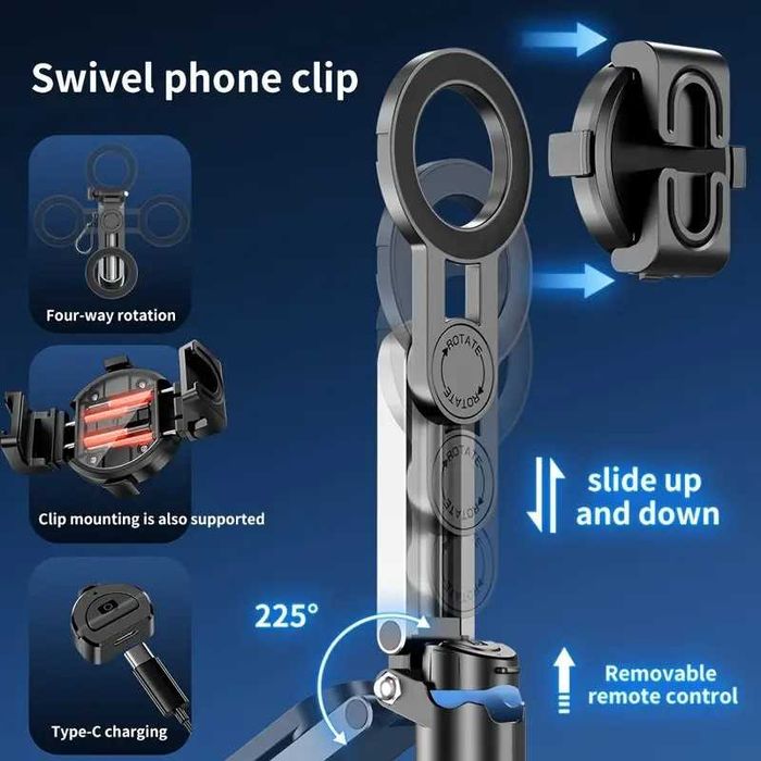 Selfie Stick - Desiontal 47.5cm - 80RON  NOU