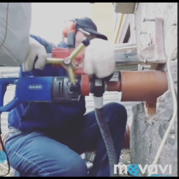 Алмазное сверление отверстий