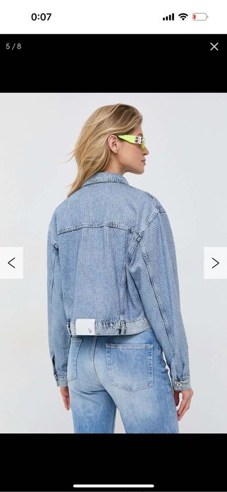 Дънково яке с камъчета Patrizia Pepe