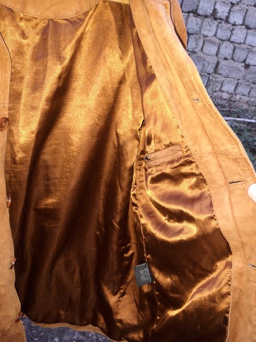 Замшевая мужская куртка