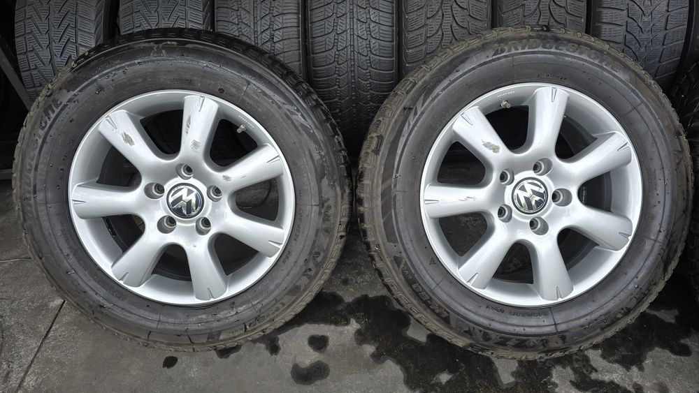 4 jante aluminiu Volkswagen Touareg 17 cu anvelope iarnă