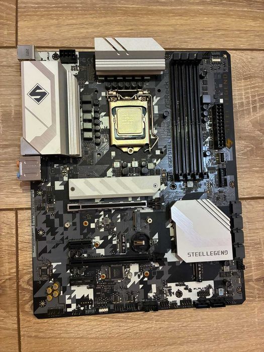 Дънна платка ASRock B560 Steel Legend + Intel Core I7-10700 8 ядра (до 4.80Ghz) LGA1200
