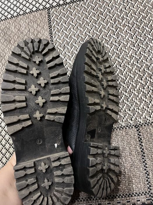 Мюли на крупной подошве