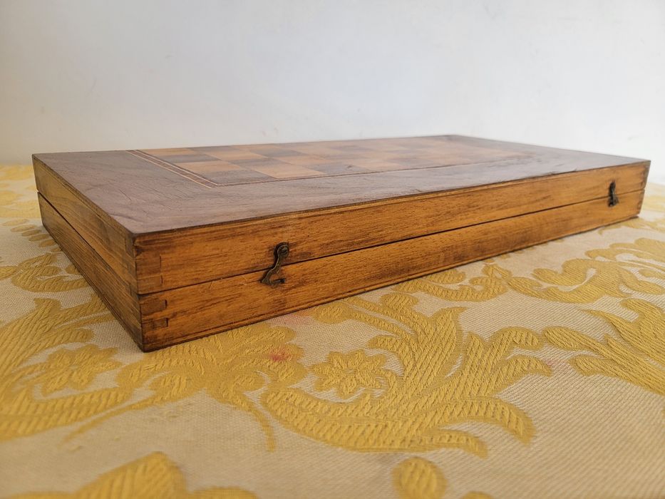 #5 Голям масивен дървен шах