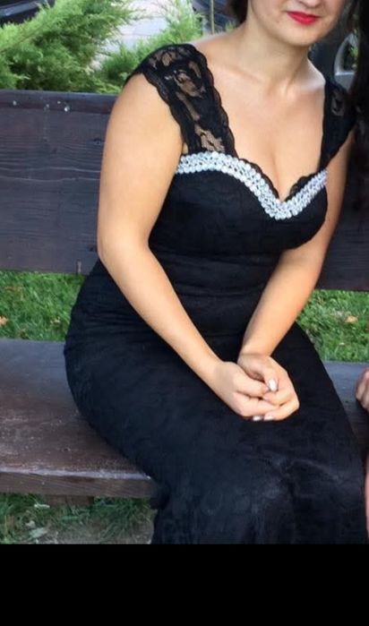 Rochie lungă neagră
