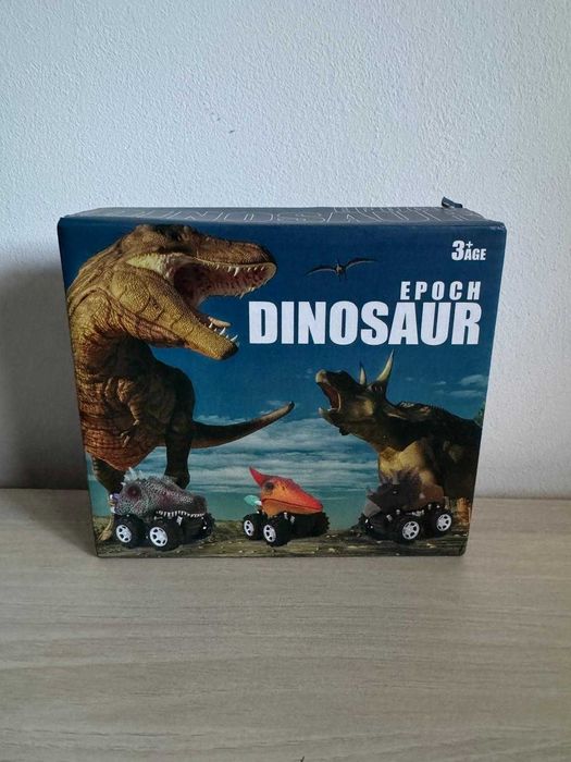 Set 6 Dinozauri Monster Truck 3+ — Noi, Sigilați Individual, în Cutie