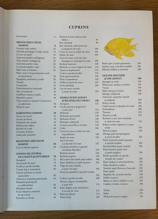 Peștii și creaturile marine – Enciclopedie ilustrată a lumii subacvatice (Editura Aquila)