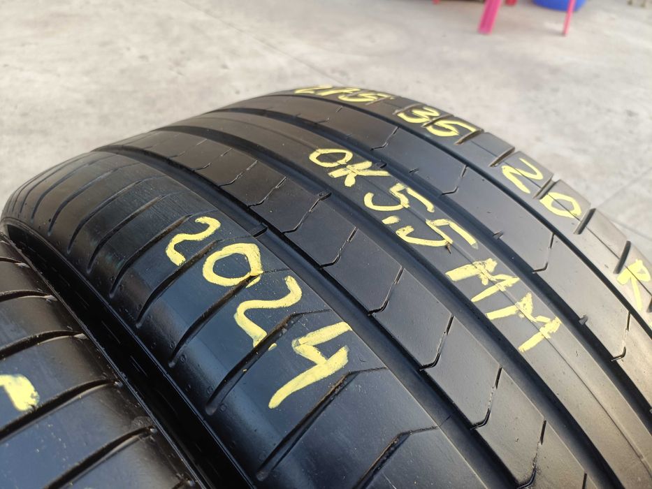 Doua anvelope de vara 275 35 20 pirelli p zero pz4 run flat