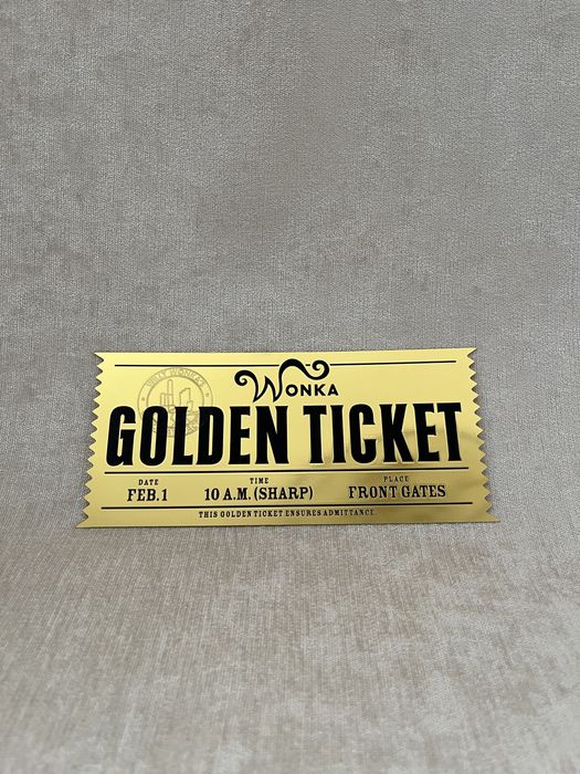 Продается Шоколад Wonka с билетом