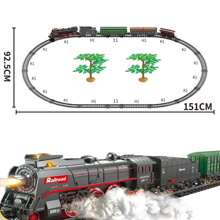 Железная дорога RAINYROAD для самых послушных мальчиков, с любовью