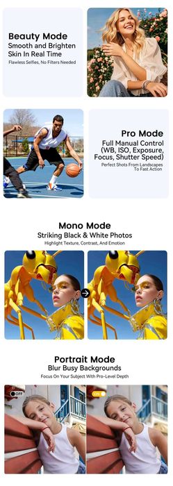 Смартфон Blackview Wave 9C Android 15 Face ID 128GB Нов