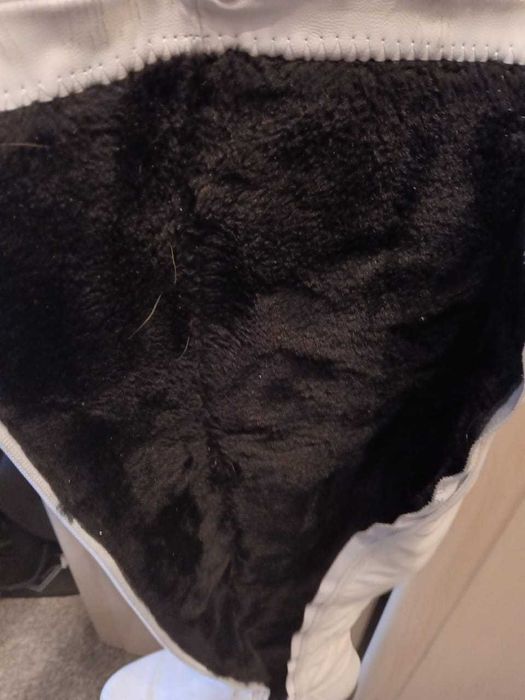 Сапоги белые ботфорты