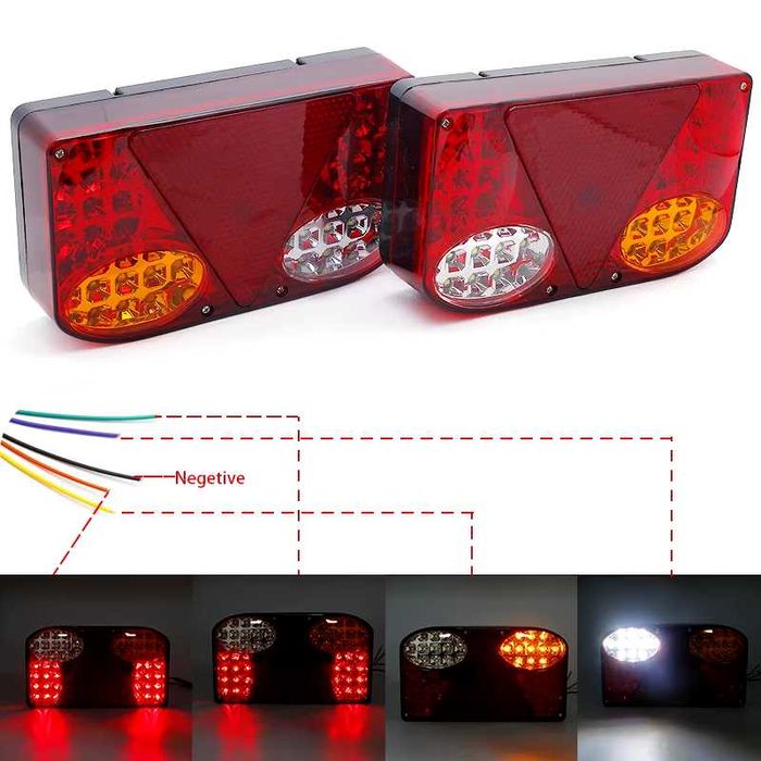 ЛЕД Диодни Стопове  48диода 12V-24V - 13537