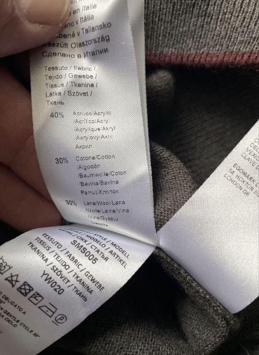 La Martina  / мъжка вълнена фланела M