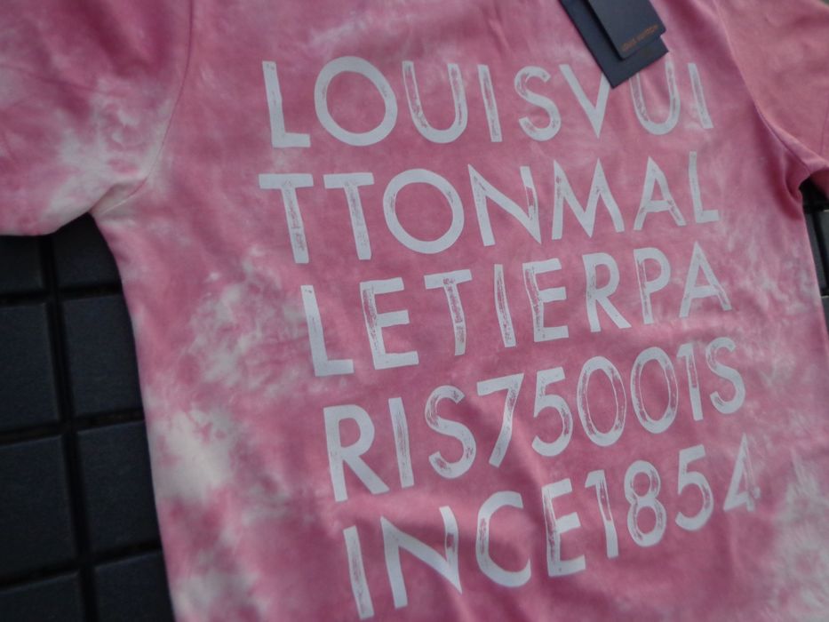 Мъжка тениска Louis Vuitton Tie Dye Printed T shirt