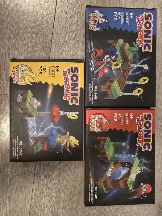 3 броя конструктор Соник