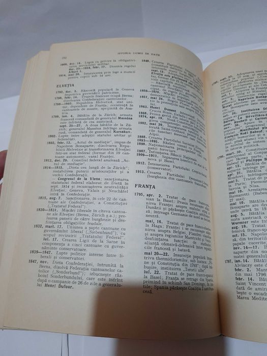 Istoria Lumii în Date + Dicționar de sinonime