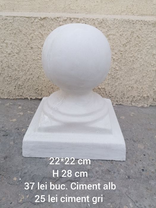 Capace pentru stâlp de gard cu diferite dimensiuni și diferite modele