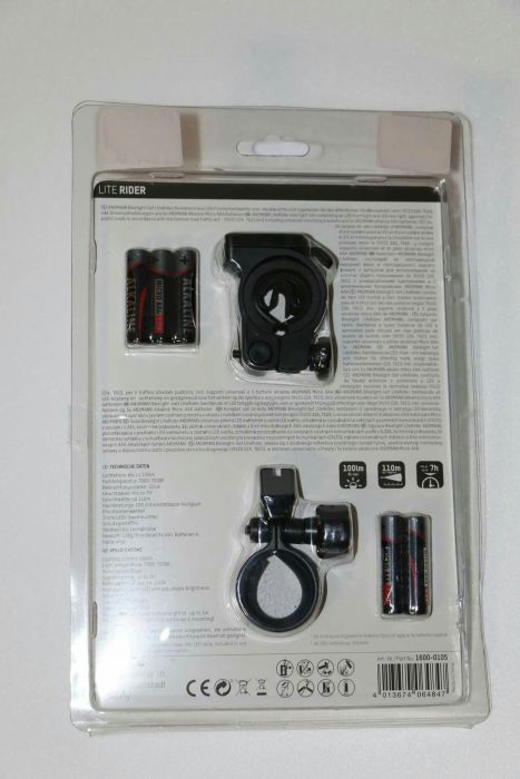 светлини за велосипед, нови, закупени от Германия,