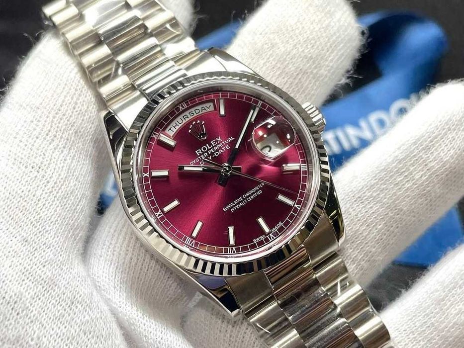Часовници rolex day-date 38mm Cherry