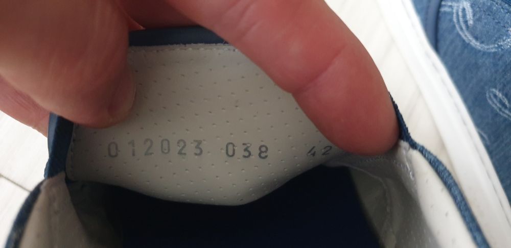Jacob Cohen Embroidered - Logo Denim Sneakers Italy  42/27см ОРИГИНАЛ!