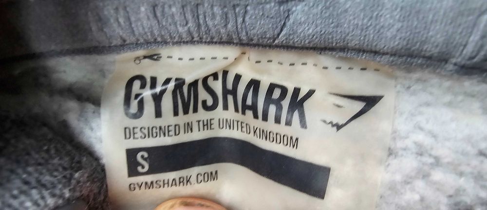 Gymshark Cropped Hoodie Grey / Hanorac Scurt Gym mărimea S
