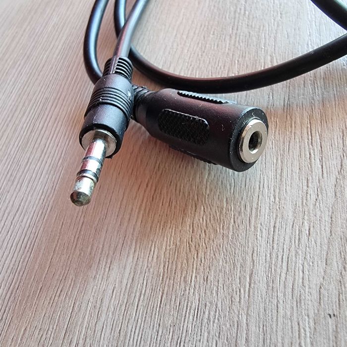 Casetofon auto - 3m Cablu audio prelungitor jack 3.5 - mama tata OTG